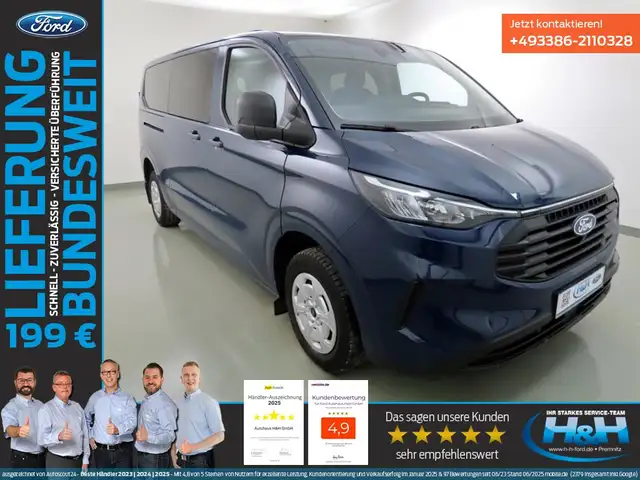 Ford Transit Custom 2.0 L2 Trend Doppelklima+Kam+AHK