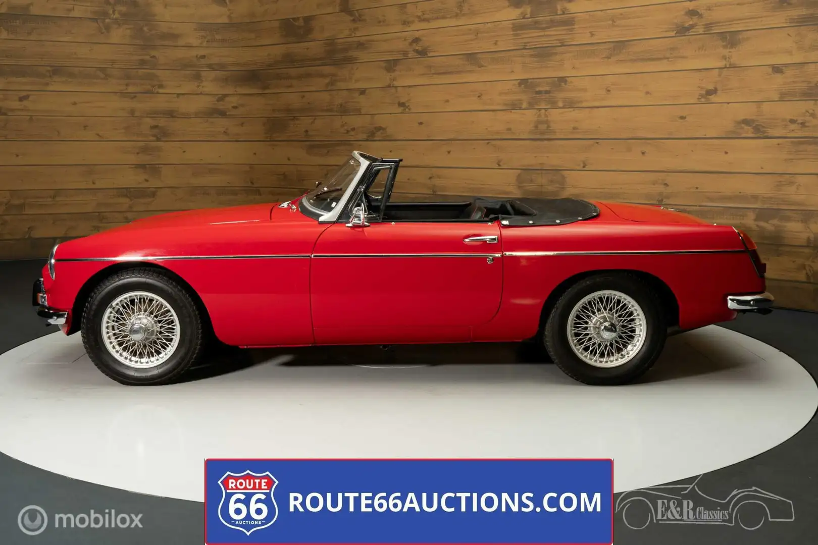 MG MGB Cabriolet 1963 | Route 66 auctions Rood - 2