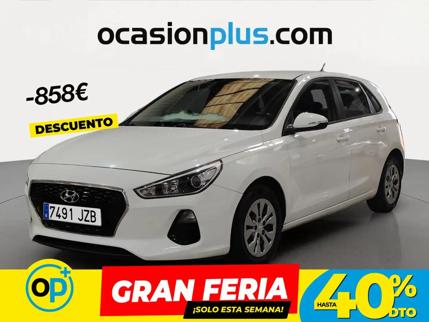Hyundai i30 1.6CRDi Klass 95 Blanco - 1