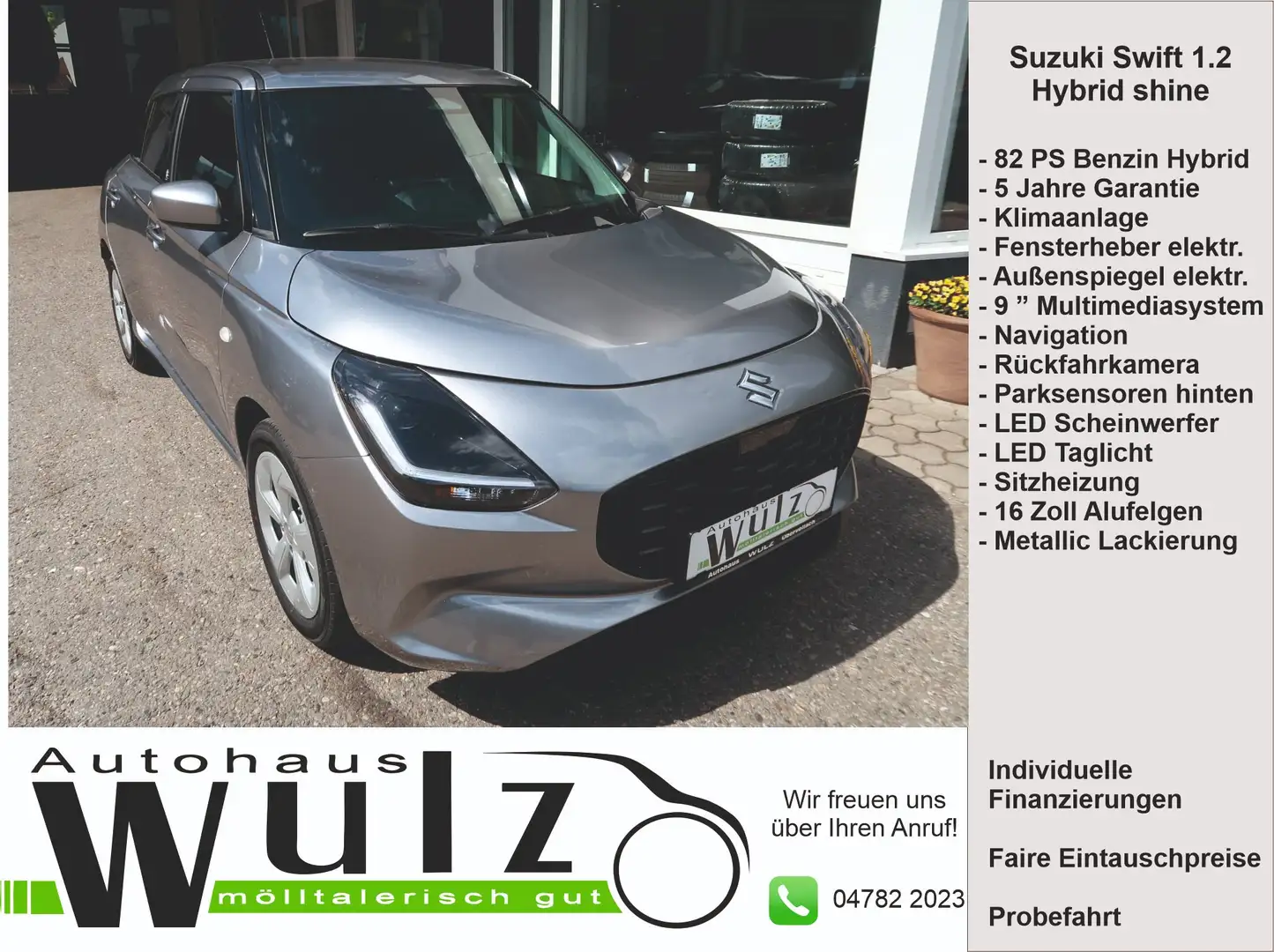 Suzuki Swift 1,2 Hybrid Shine Argent - 1