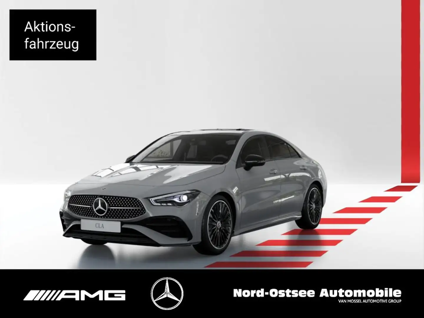 Mercedes-Benz CLA 200 d  AMG EDITION NIGHT PANO DISTRON SOUND Grey - 1