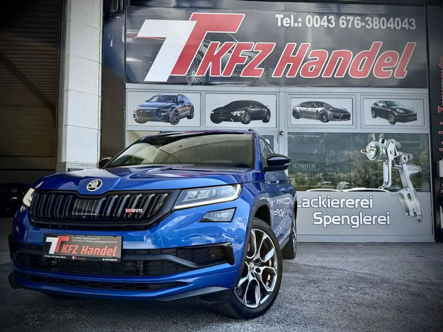 Skoda Kodiaq RS 4x4 Bleu - 2