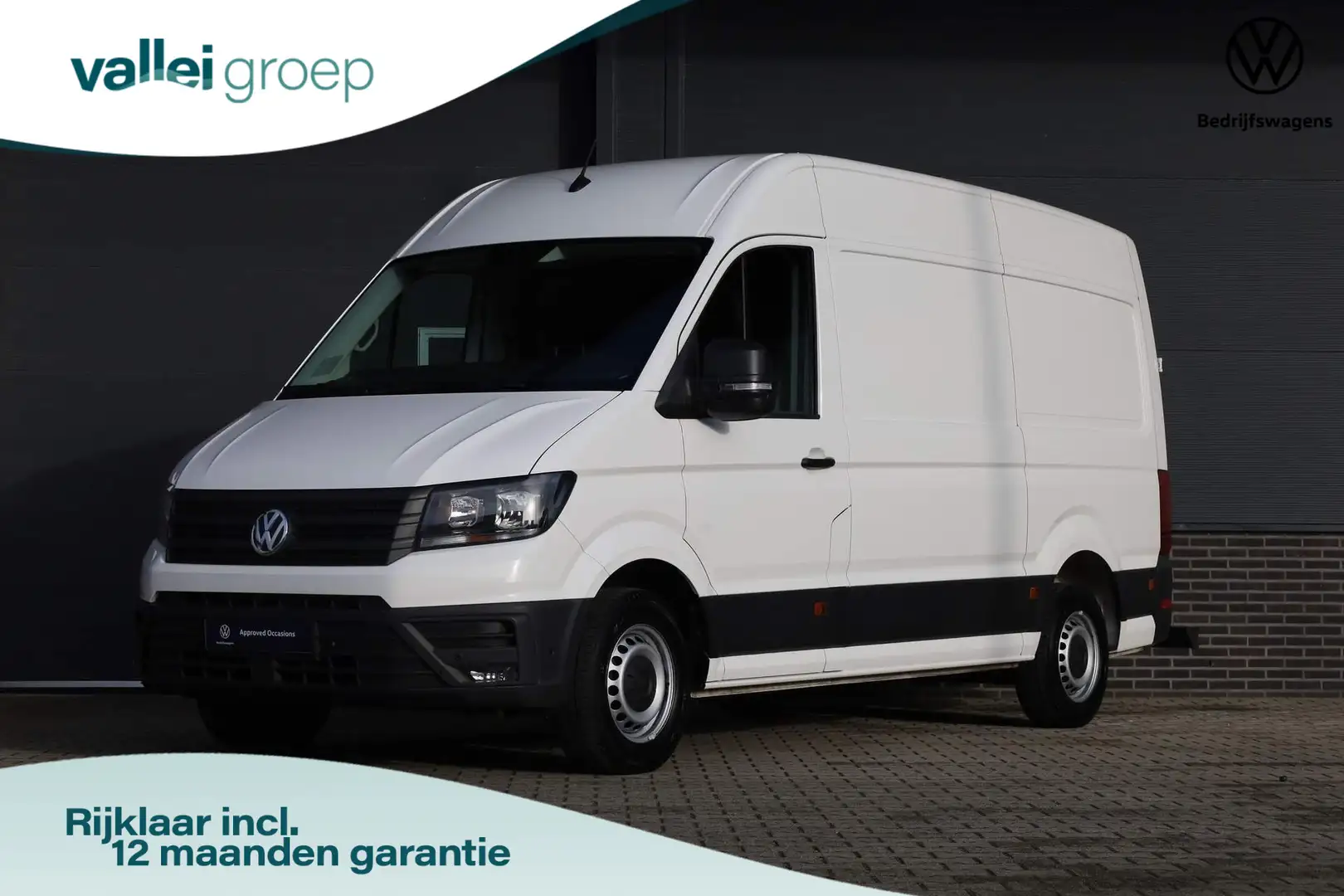 Volkswagen Crafter 30 2.0 TDI 140PK L3H3 Highline | Trekhaak | Geveer Wit - 1
