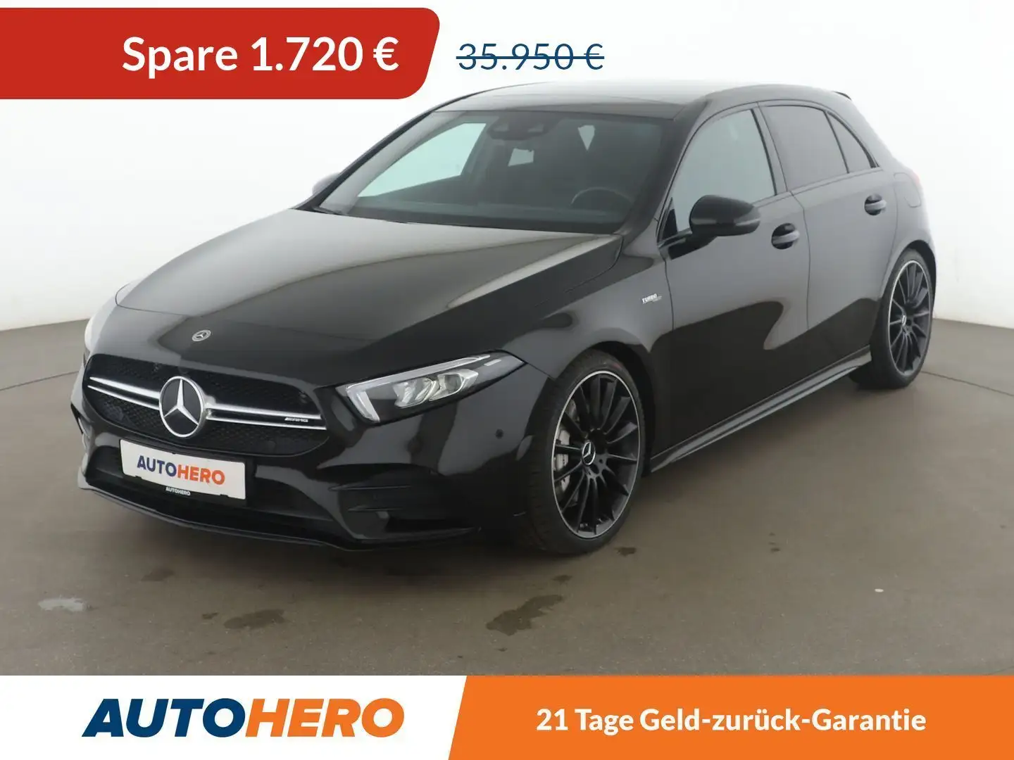 Mercedes-Benz A 35 AMG A 35 AMG 4Matic Aut.*NAVI*LED*TEMPO*CAM*PDC* Noir - 1