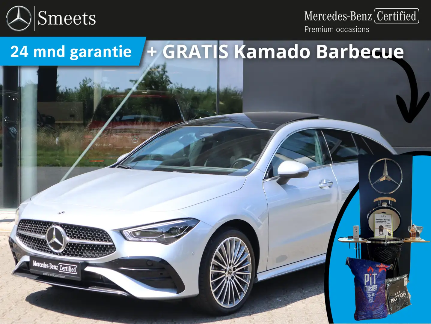 Mercedes-Benz CLA 250 Shooting Brake e Star Edition AMG Line | Panoramad Grijs - 1