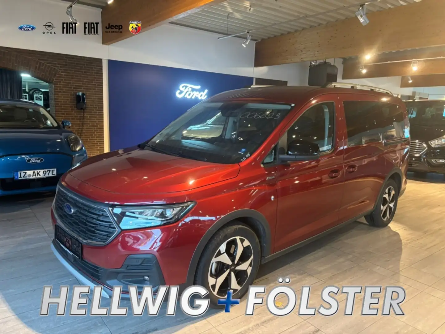 Ford Grand Tourneo ACTIVE NAVI / AHK / 7-SITZER / WINTER-PAKET Rot - 1