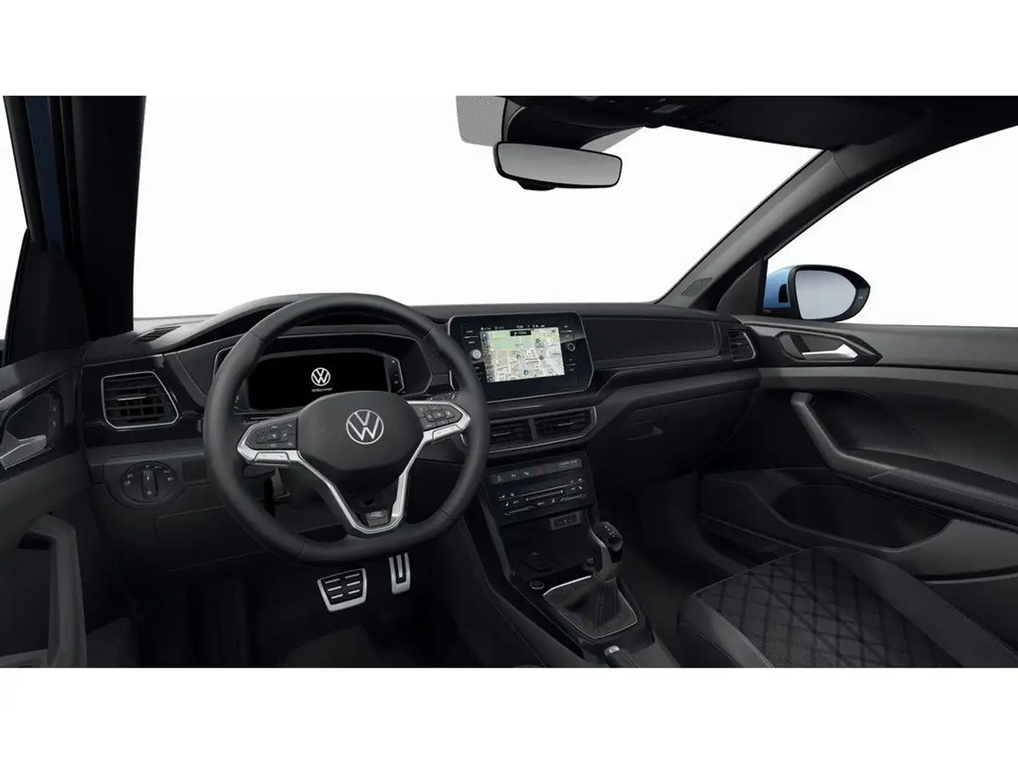 Volkswagen T-Cross 1.0TSI DSG R-Line Blau - 2