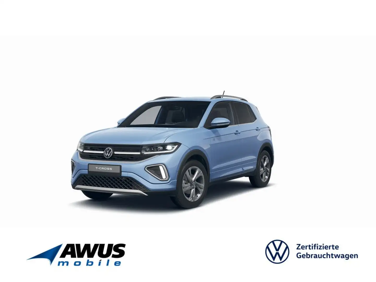Volkswagen T-Cross 1.0TSI DSG R-Line Blau - 1