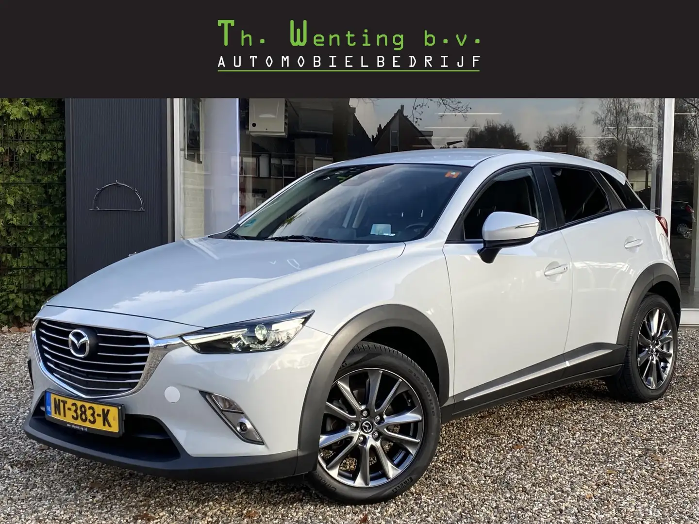 Mazda CX-3 2.0 SkyActiv-G 120 GT-Luxury | Lederen Bekleding D Weiß - 1