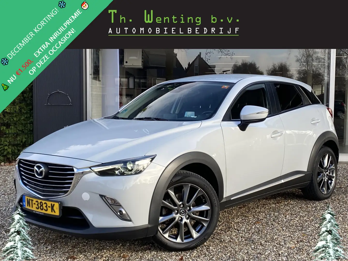 Mazda CX-3 2.0 SkyActiv-G 120 GT-Luxury | Lederen Bekleding D Bianco - 1