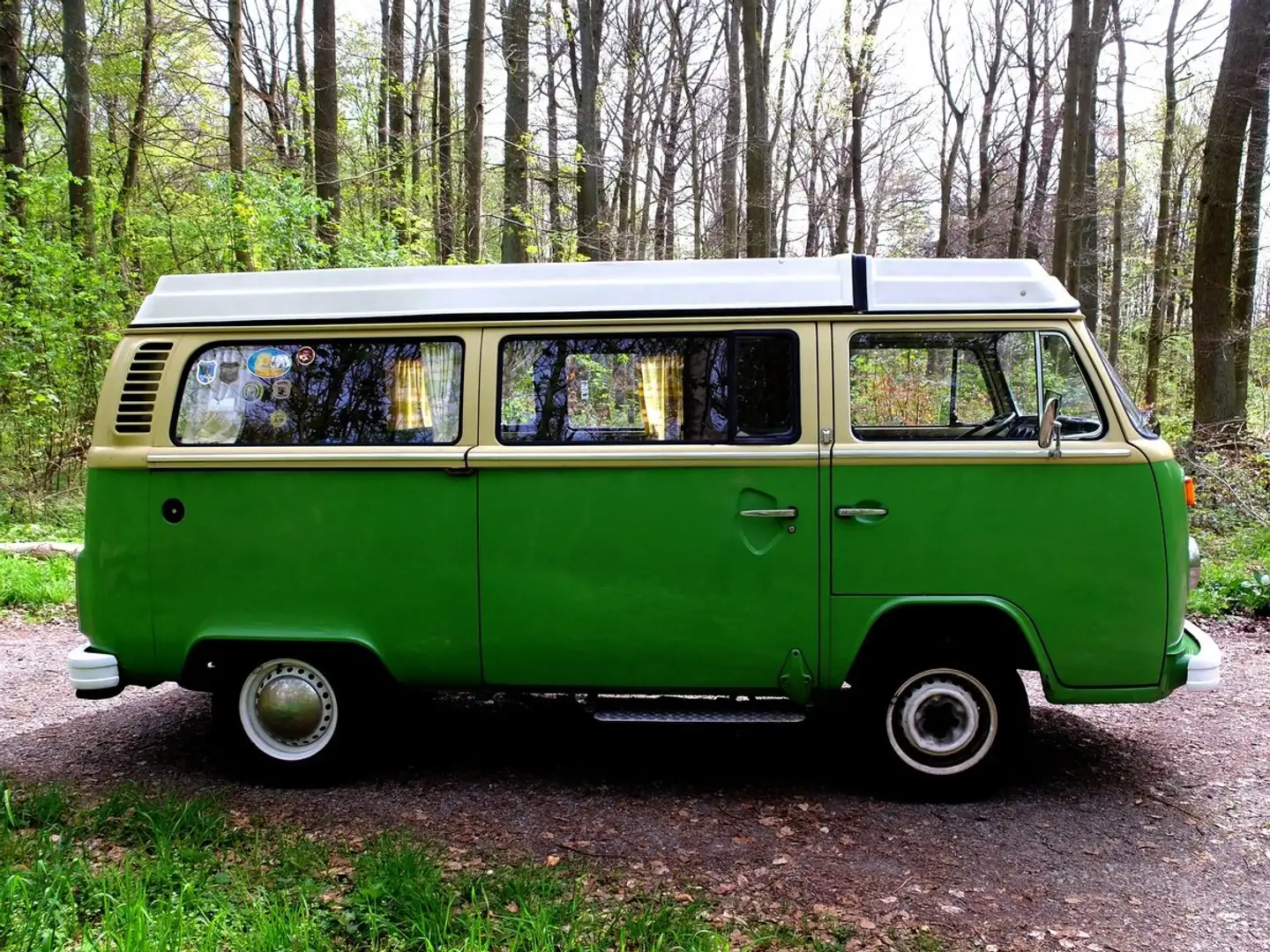 Volkswagen T2 ORIGINAL WESTFALIA CAMPER H-KENNZEICHEN TÜV NEU Zielony - 2