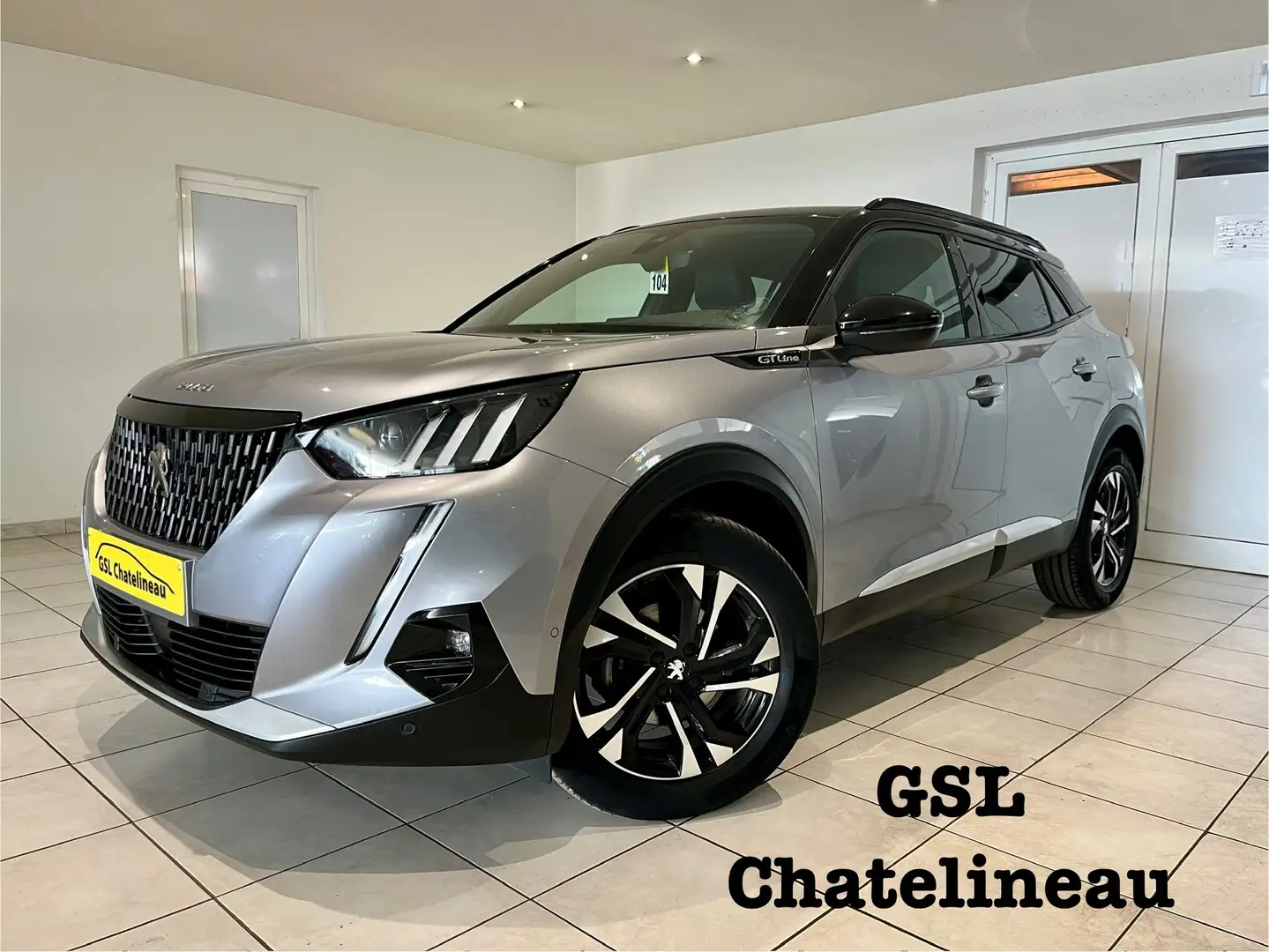 Peugeot 2008 1.2i 130cv GT Line EAT8 Automatique GPS/Carplay Gris - 1