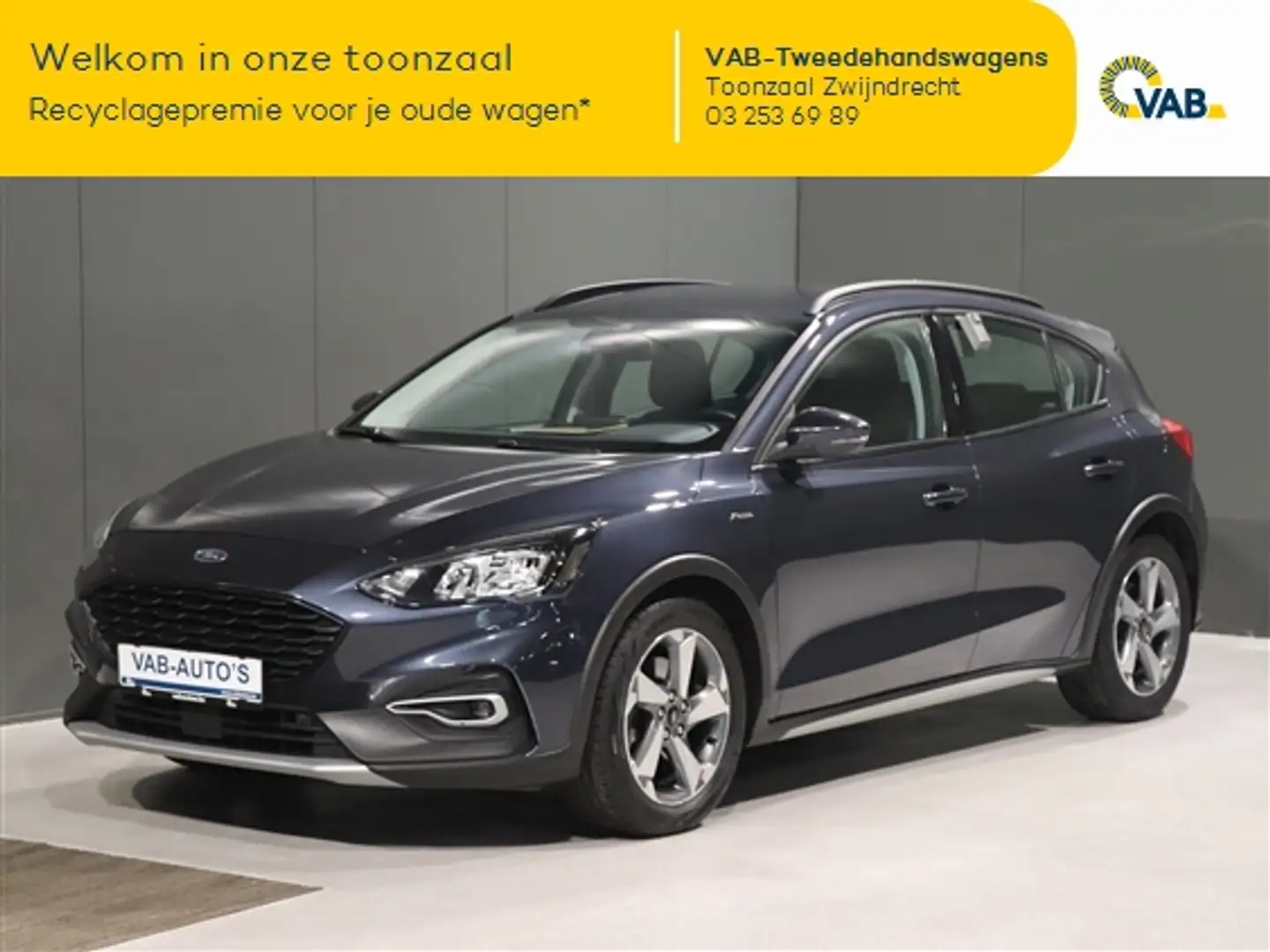 Ford Focus ACTIVE CONNECTED ECOBOOST Blauw - 1