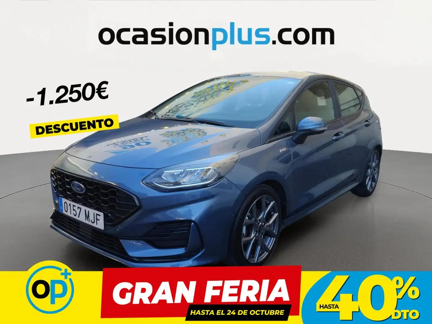 Ford Fiesta 1.0 EcoBoost MHEV ST Line 125 Azul - 1