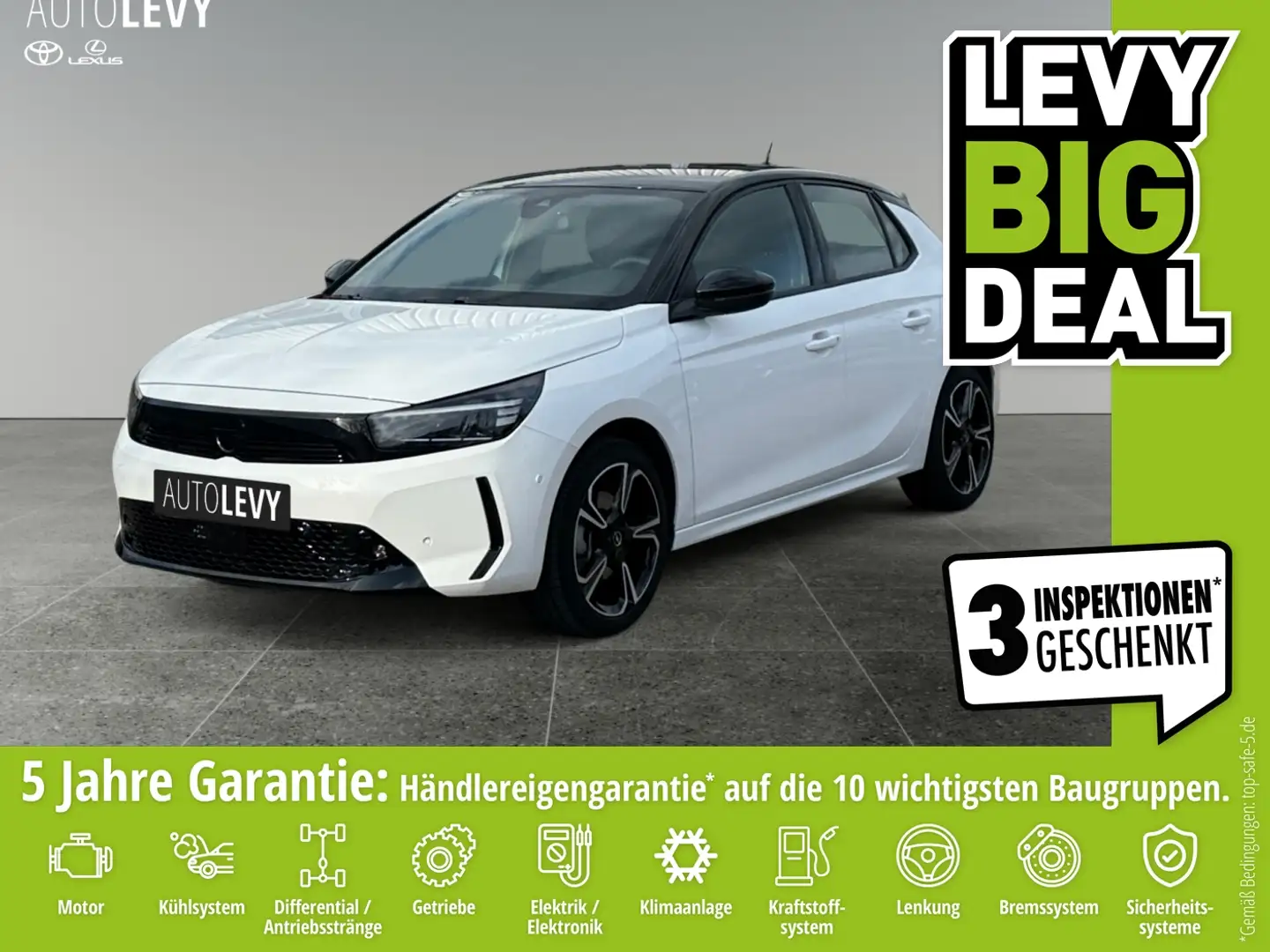 Opel Corsa F 1.2 Turbo GS *CARPLAY*AA*SPURWECHSEL* Fehér - 1