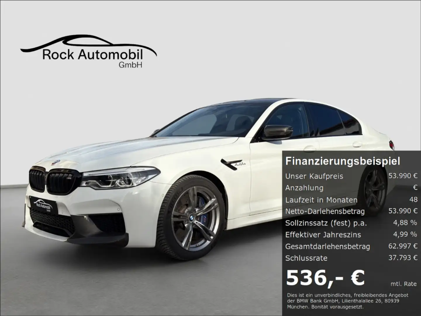 BMW M5 xDrive Carbon M Driver's Package Weiß - 1