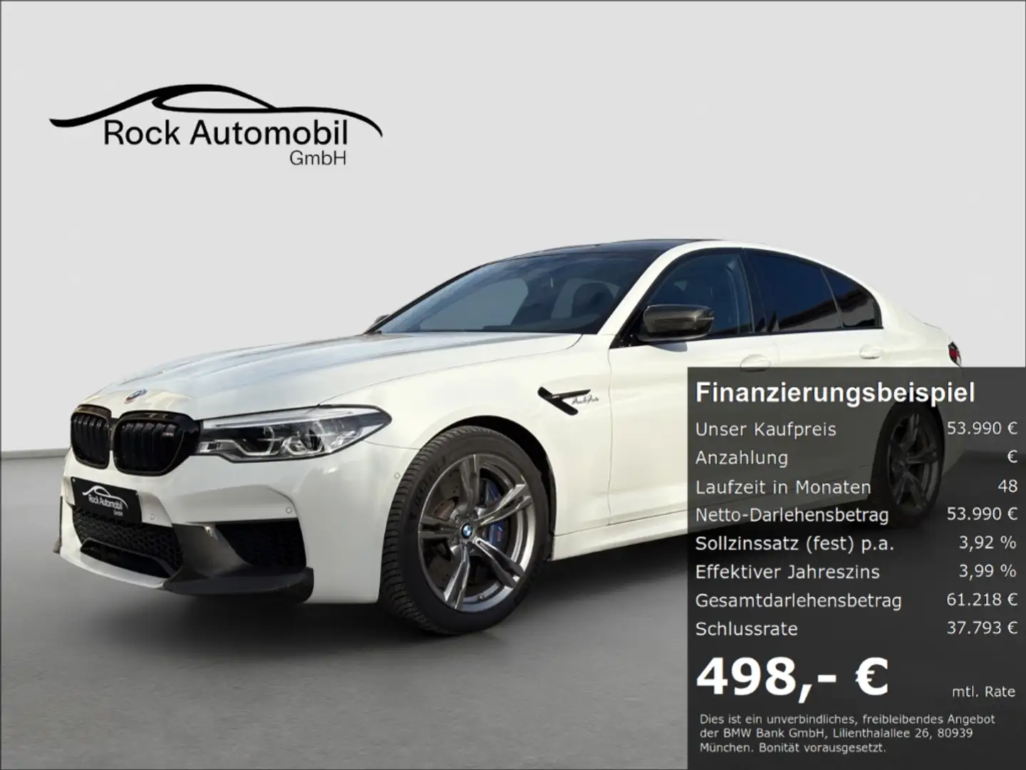 BMW M5 xDrive Carbon M Driver's Package Blanc - 1