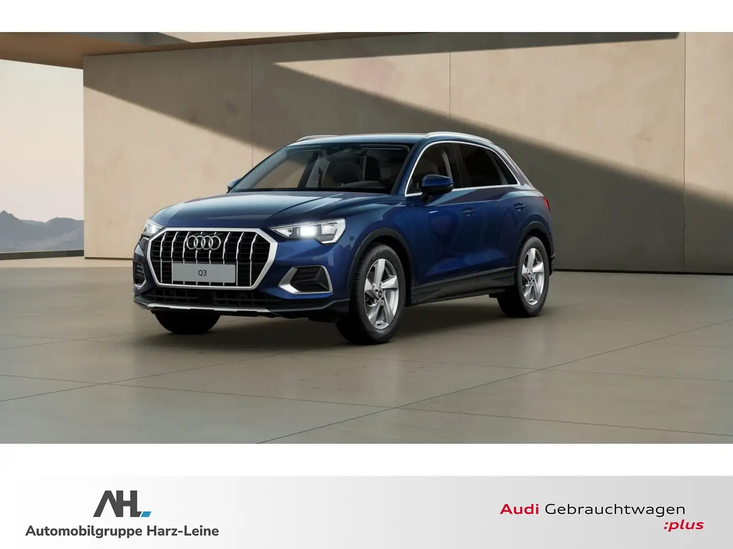 Audi Q3 advanced 35 TFSI AHK Standheizung/-lüftung Navi Blau - 1