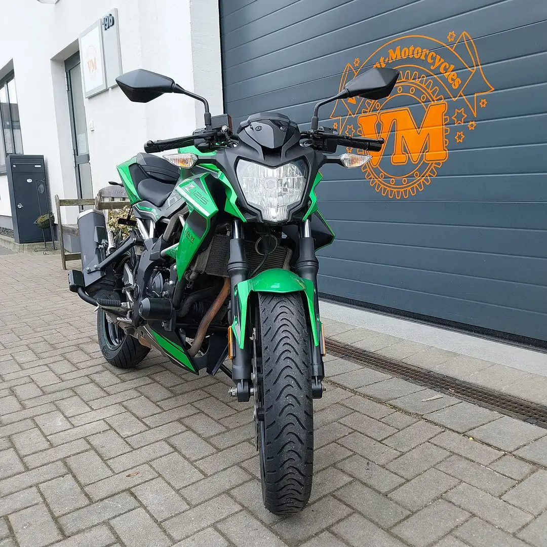 Kawasaki Z 125 mit ABS, Crashpads und Heckumbau Zöld - 1
