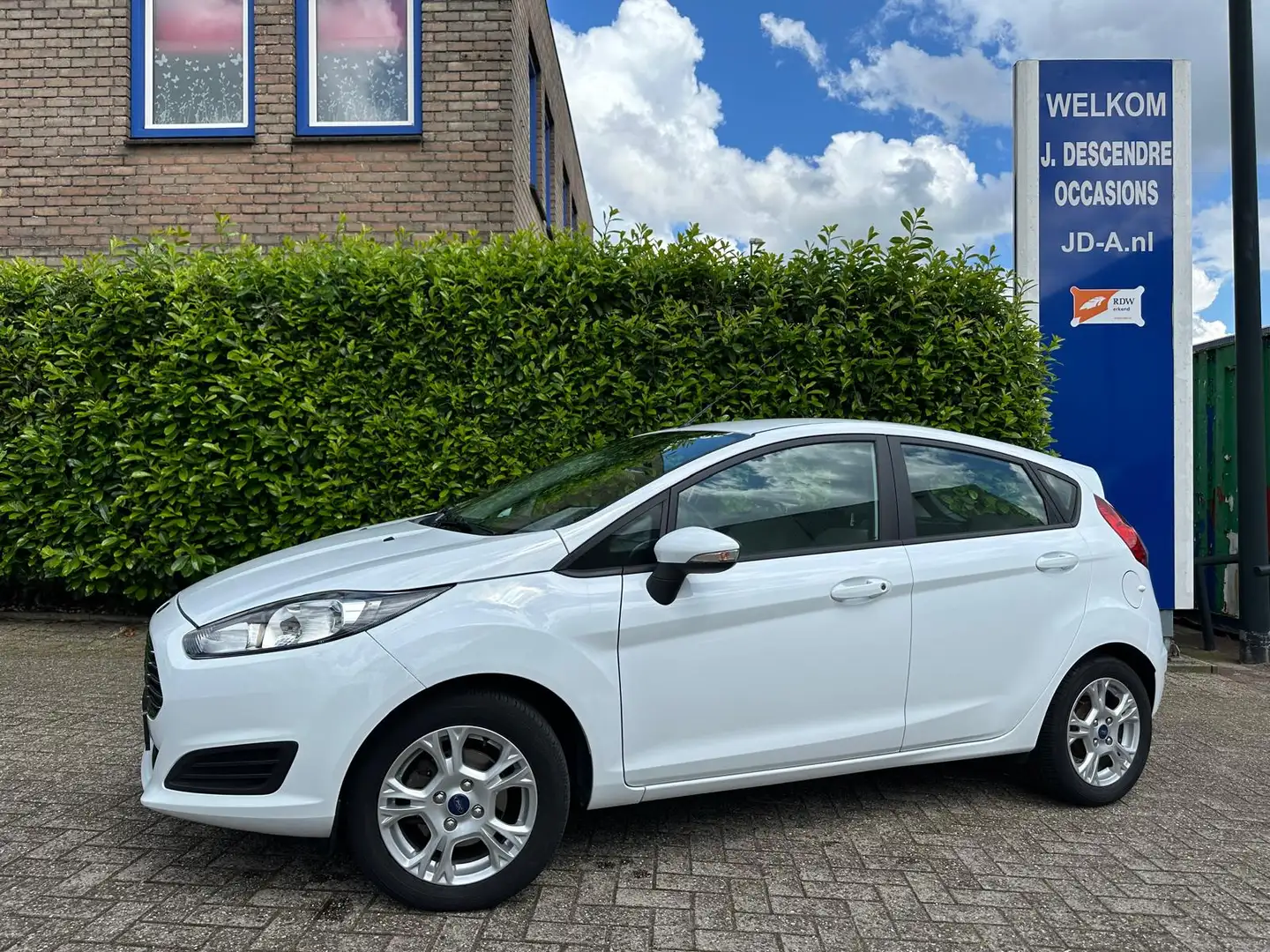 Ford Fiesta 1.0 EcoBoost Airco, Lmv, Elec.Pakket!!!! Blanco - 1