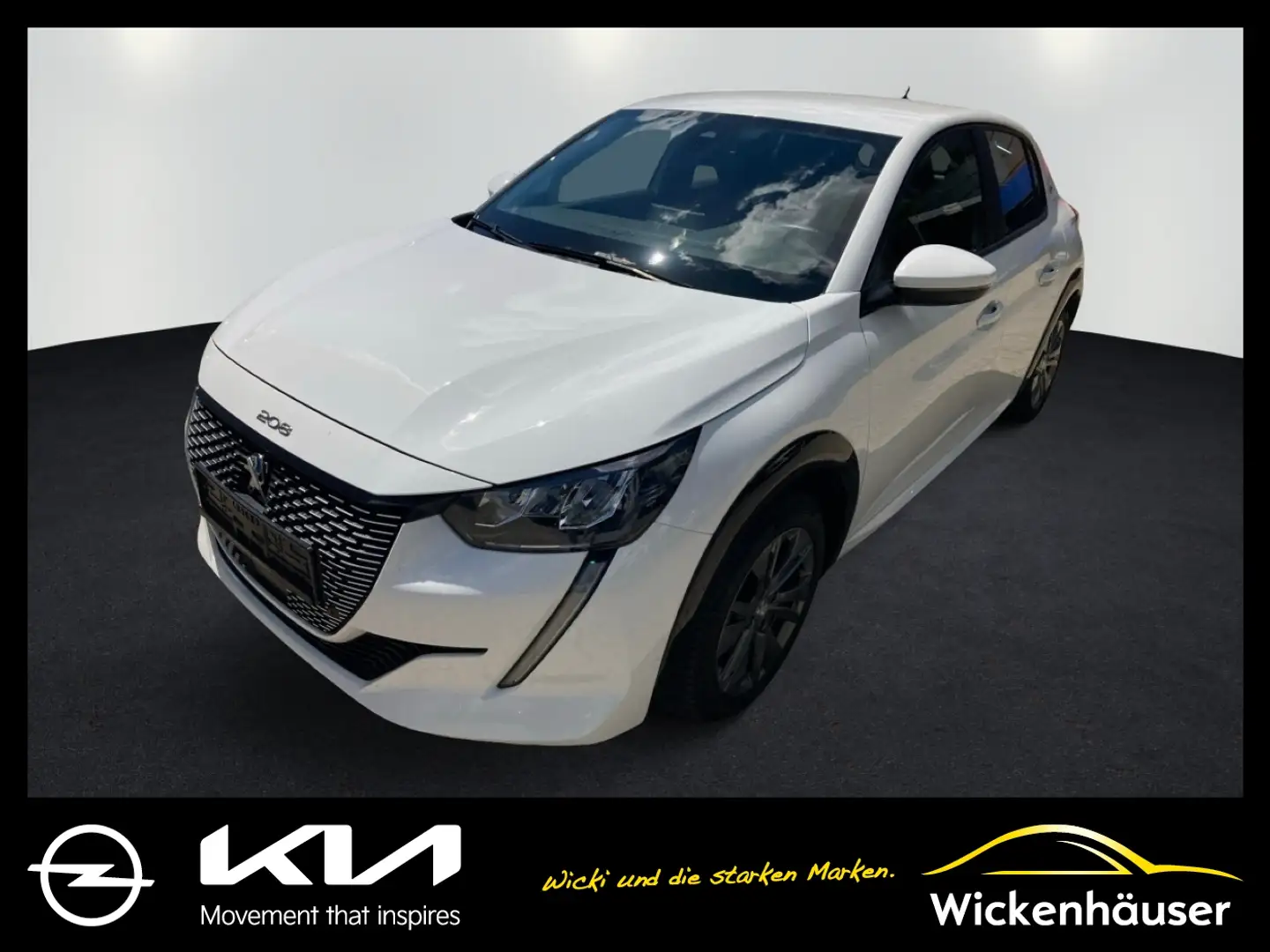 Peugeot 208 e- Elektro 136 Active Navi SHZ Einparkhilfe Weiß - 1
