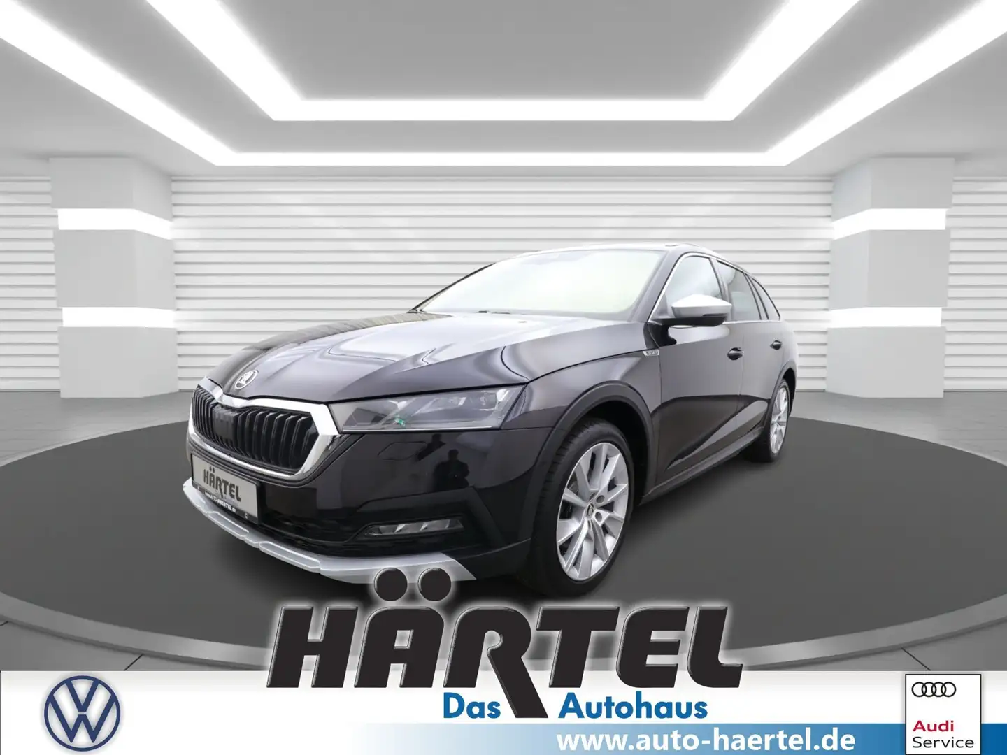 Skoda Octavia Combi SCOUT 4X4 2.0 TDI DSG (+EURO6) Navi Zwart - 1