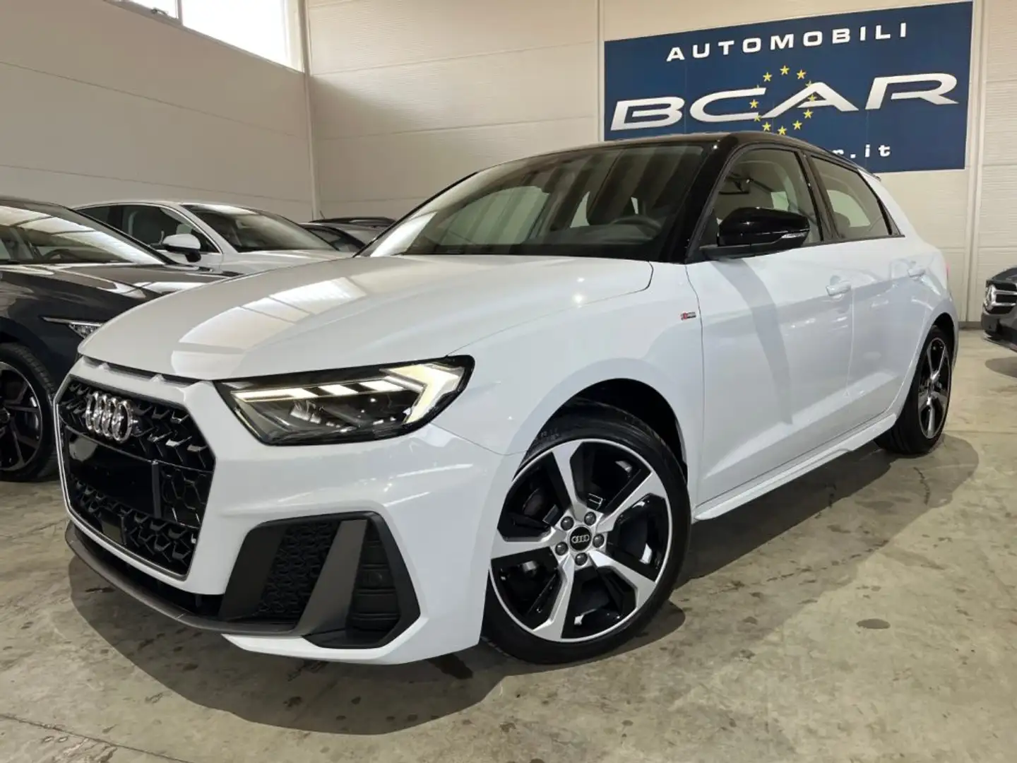 Audi A1 SPB 30TFSI 116CV S line "17 Sline/LED/KEY C./TELEC Bianco - 1