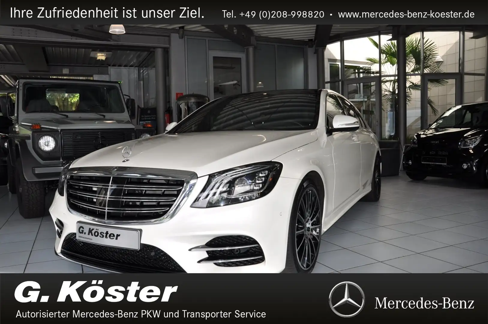 Mercedes-Benz S 560 S 560 AMG Line 4Matic lang (EURO 6d-TEMP) Autom. Blanc - 2