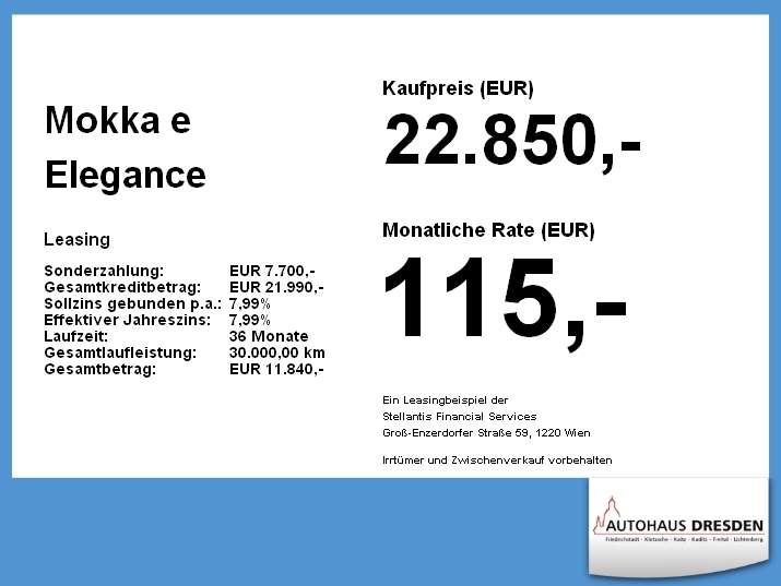 Opel Mokka E