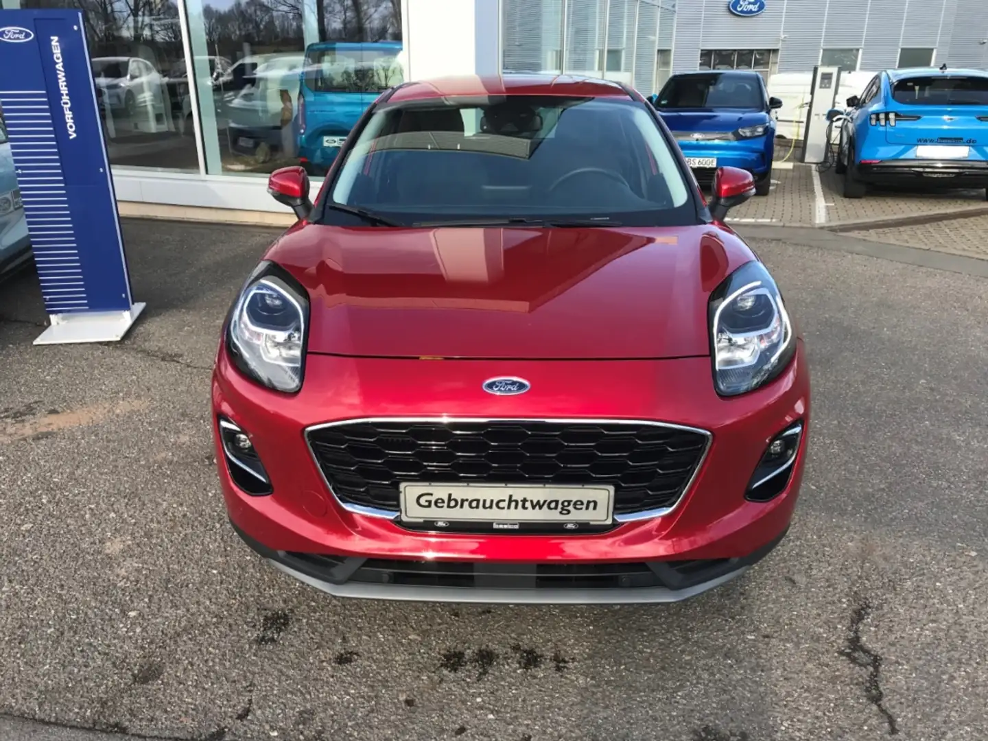 Ford Puma Titanium MHEV+iACC+BLIS+PDC+NAV+DAB+SHZ+LMF Rouge - 2