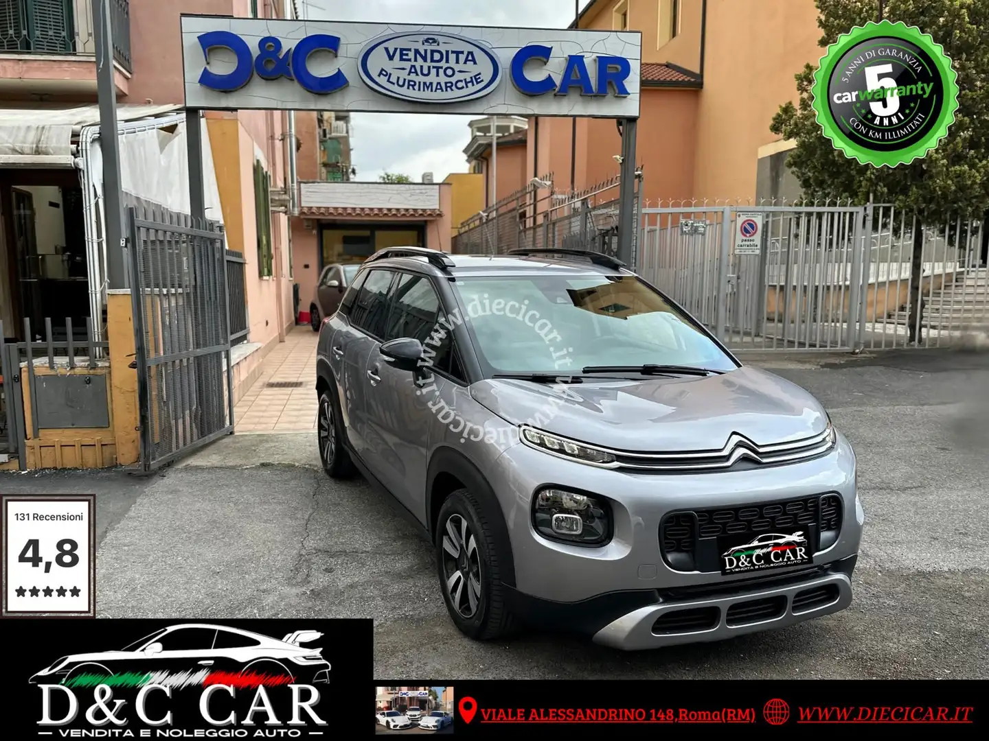 Citroen C3 Aircross 1.5 bluehdi Shine Pack s UNIPRO 37000KM TAGLIANDI Gris - 1