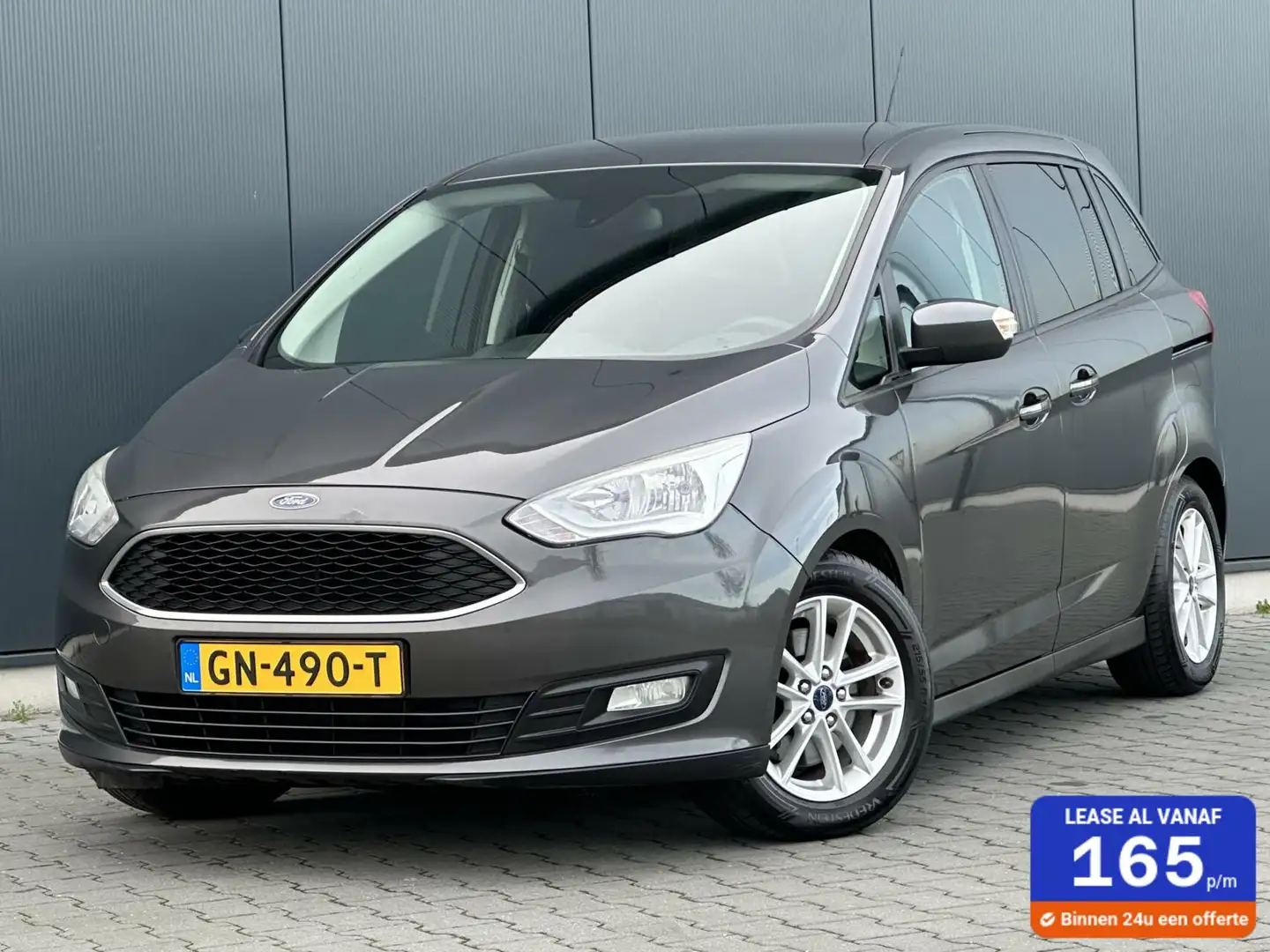 Ford Grand C-Max 1.0 Trend 7-Persoons - Navi - Trekhaak - Cruise Grijs - 1