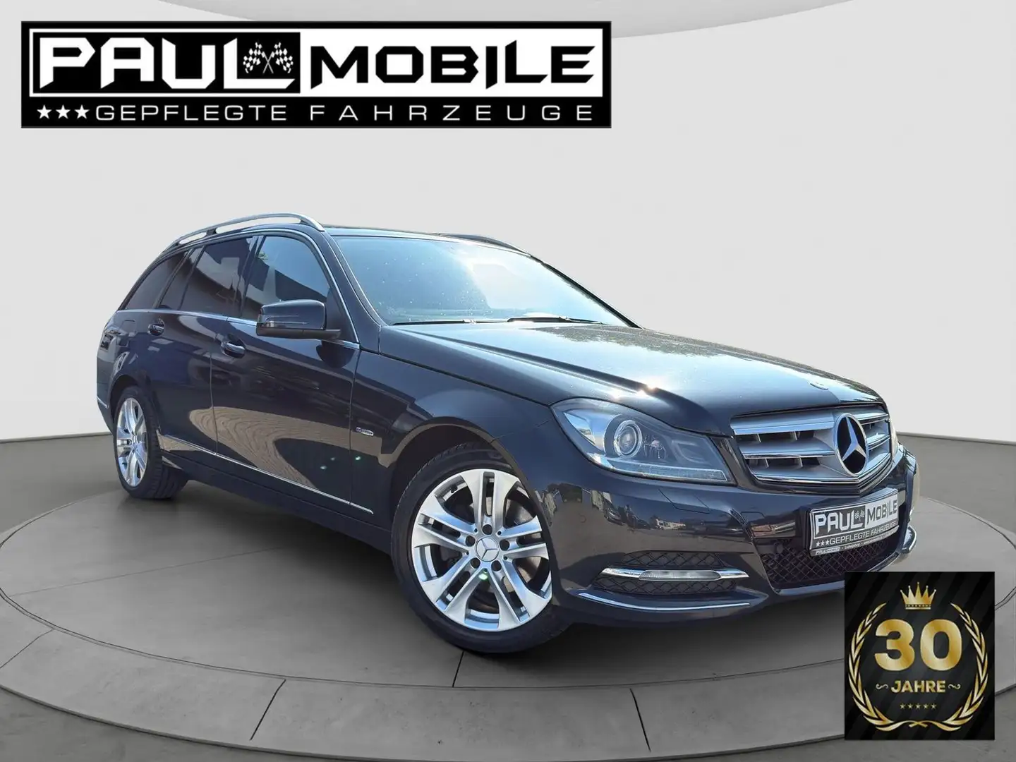 Mercedes-Benz C 250 T 4Matic Navi BiXenon Standheizung AHK PDC Schwarz - 1