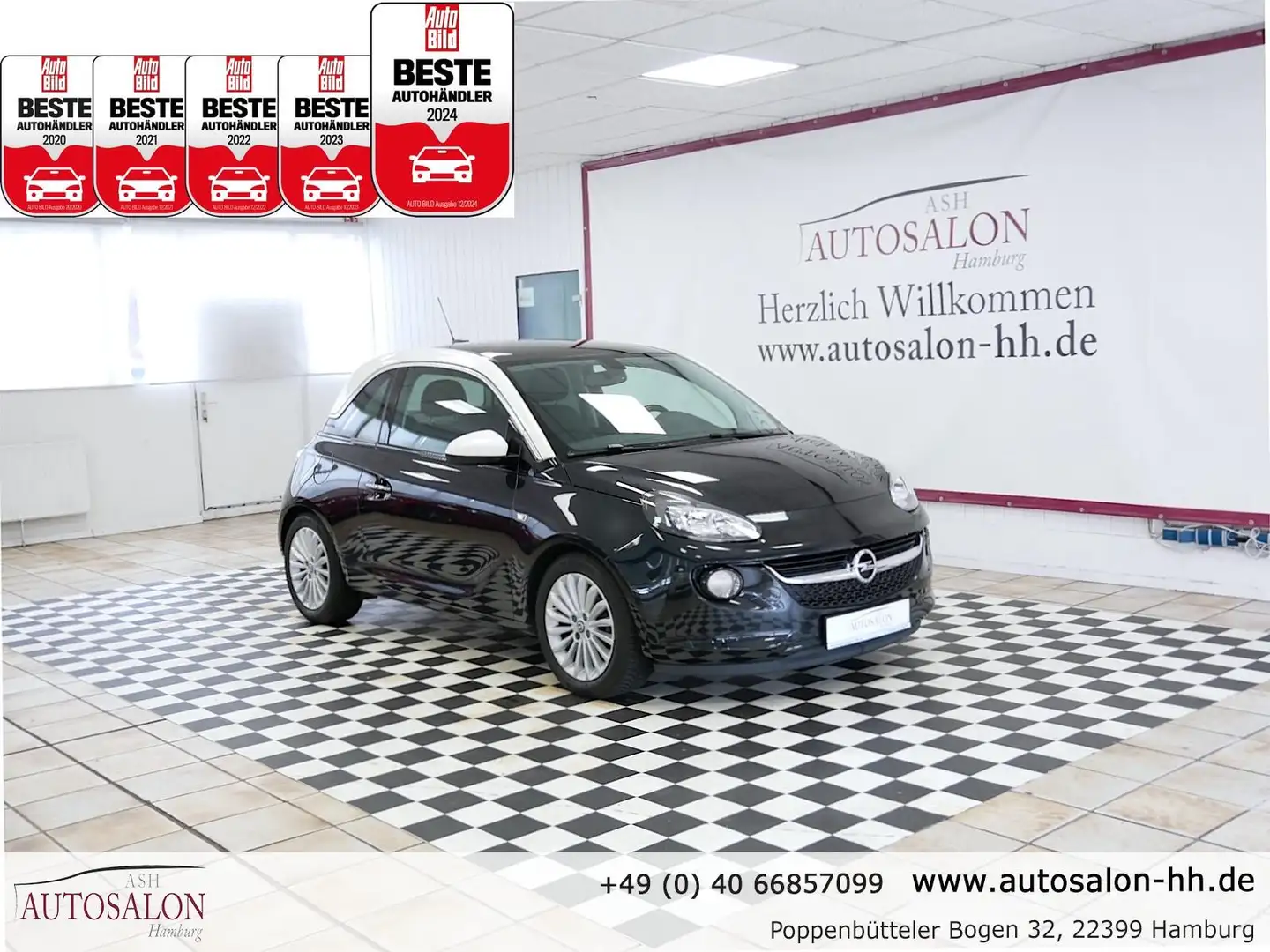 Opel Adam Glam*2Vorb*Ope.Servicegepf*Pano*Premium-Paket*PDC Schwarz - 1