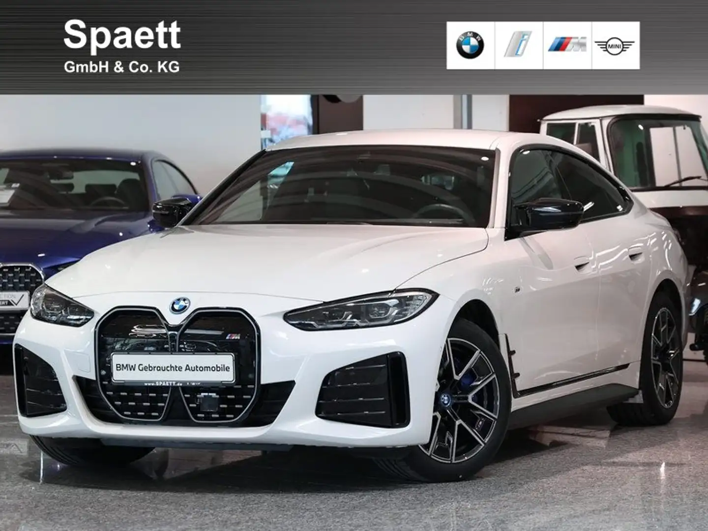 BMW i4 M50 Gran Coupé AHK DrivAss RFK HIFI Weiß - 1