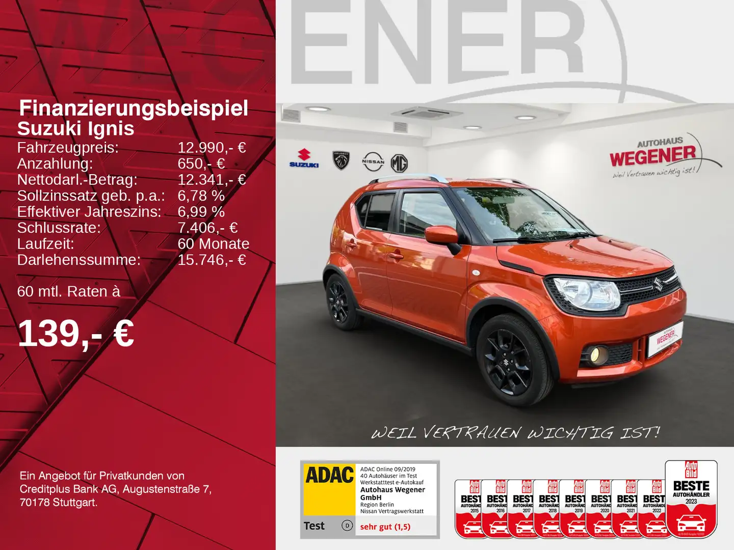 Suzuki Ignis IGNIS COMFORT KLIMA/ANDROID/APPLE SHZ KAMERA Oranje - 2