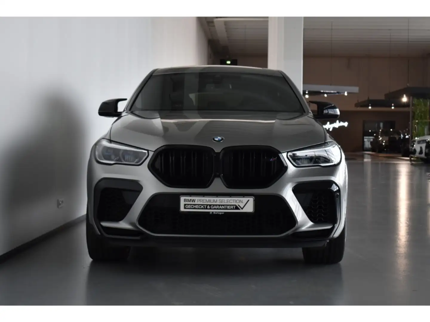 BMW X6 M Competition Laserlicht H&K El. Panorama SHZ vo+hi Grijs - 2