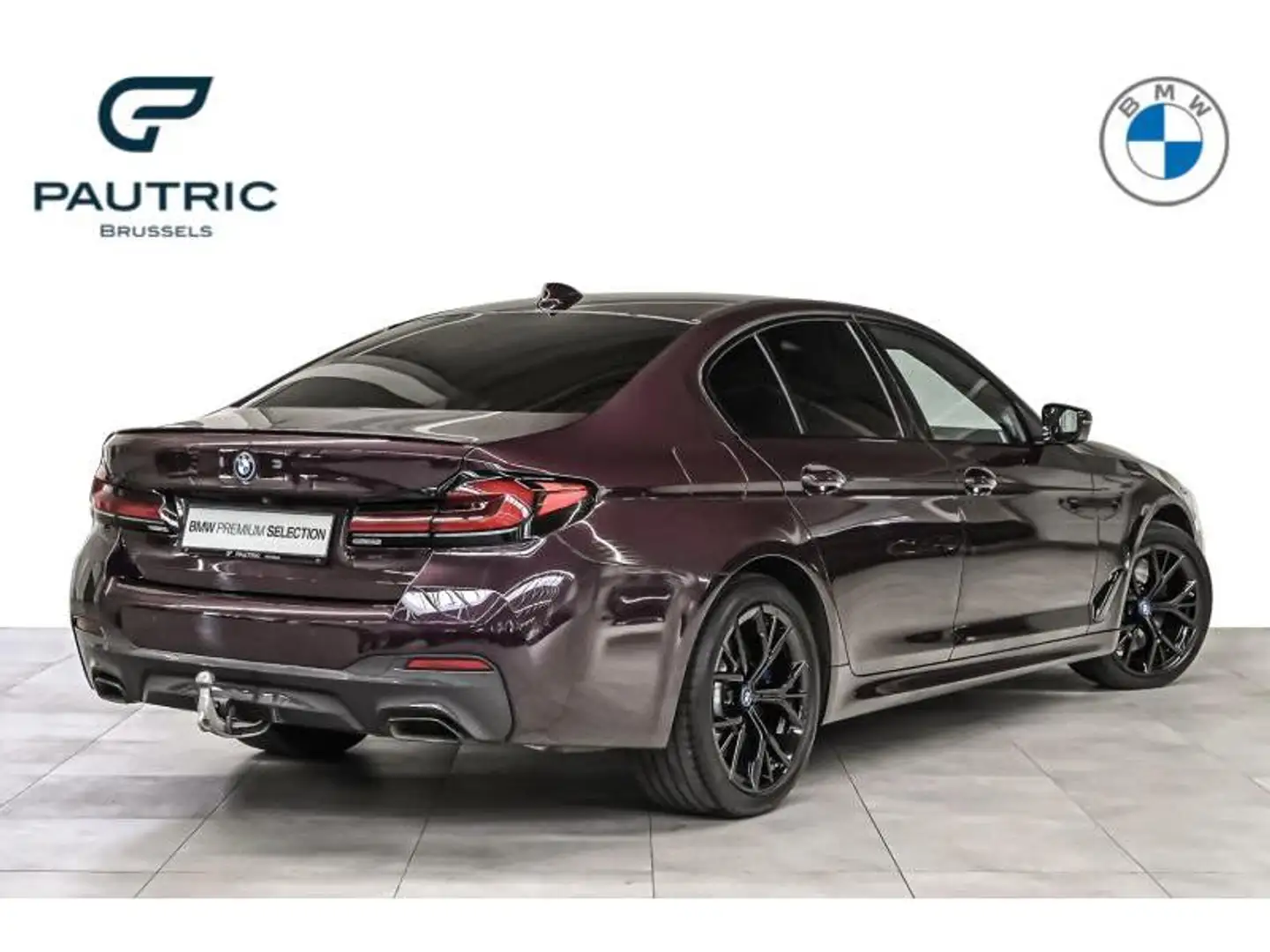 BMW 545 2ans/jaar garantie- NEW PRICE:109.374€ Rouge - 2