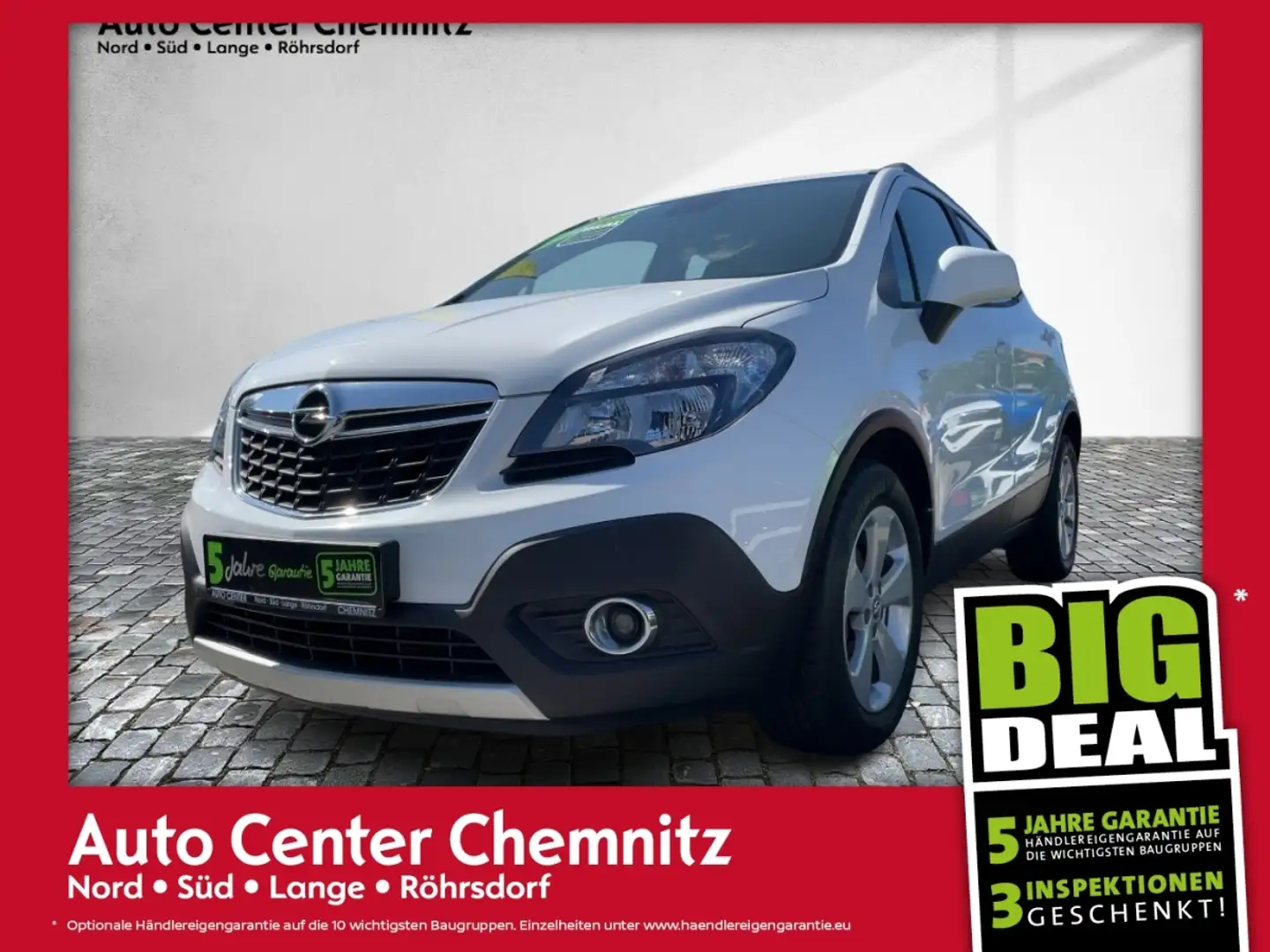 Opel Mokka 1.4 Edition 4x4 AHK/IntelliLink/SHZ/PDC Wit - 1