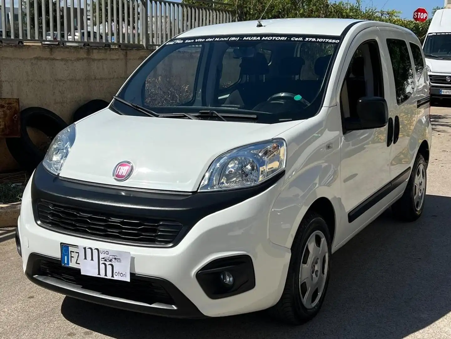 Fiat Qubo 1.3 multijet 80cv euro6 perfetto Blanc - 1
