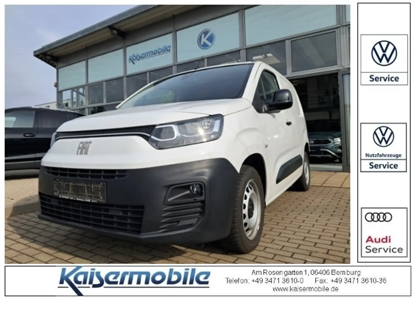 Fiat Doblo 1.5 BlueHDi Standheizung+LED+KAMERA+AHZV KLIMA LE Blanco - 1