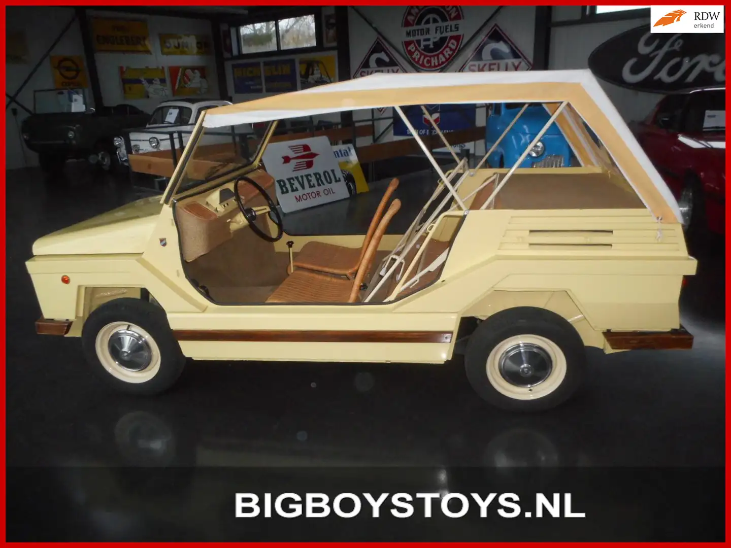 Fiat 500 Moretti Mini Maxi Beachcar Gelb - 1