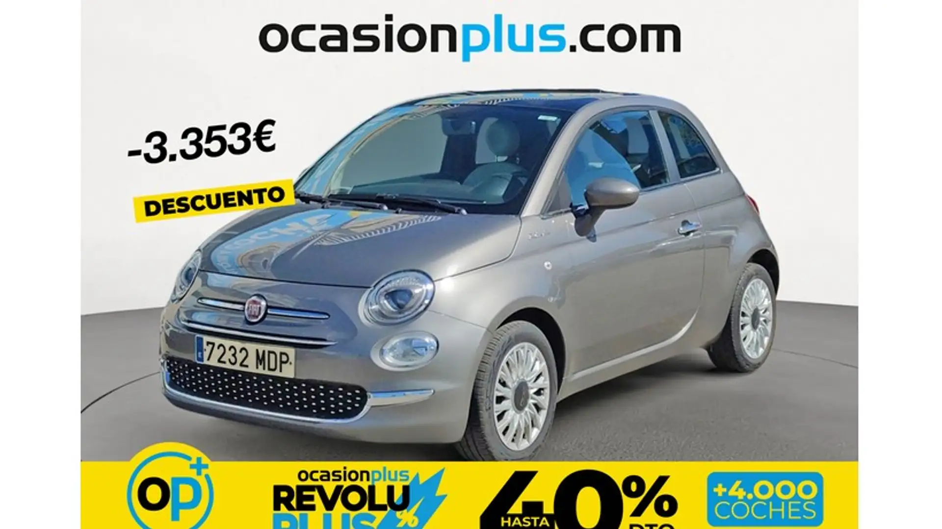 Fiat 500 1.0 Hybrid Dolcevita 52kW Grau - 1