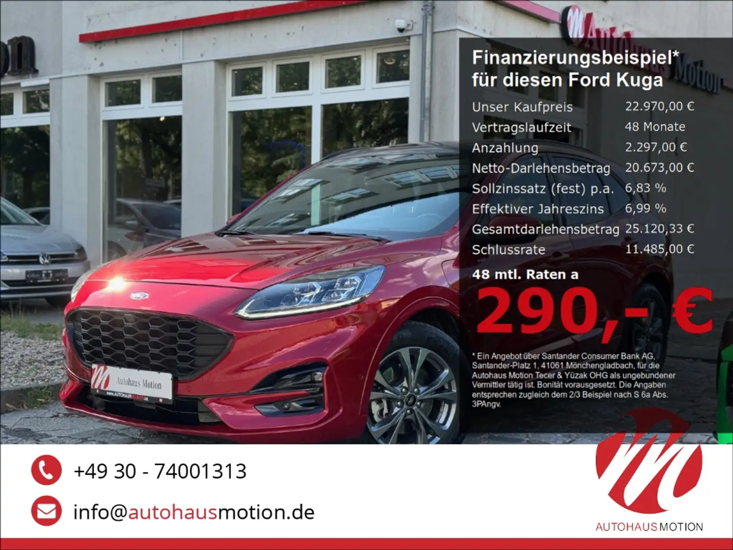 Ford Kuga Plug-In Hybrid ST-Line X 2.5 Duratec -PHEV EU6d-T Rot - 1