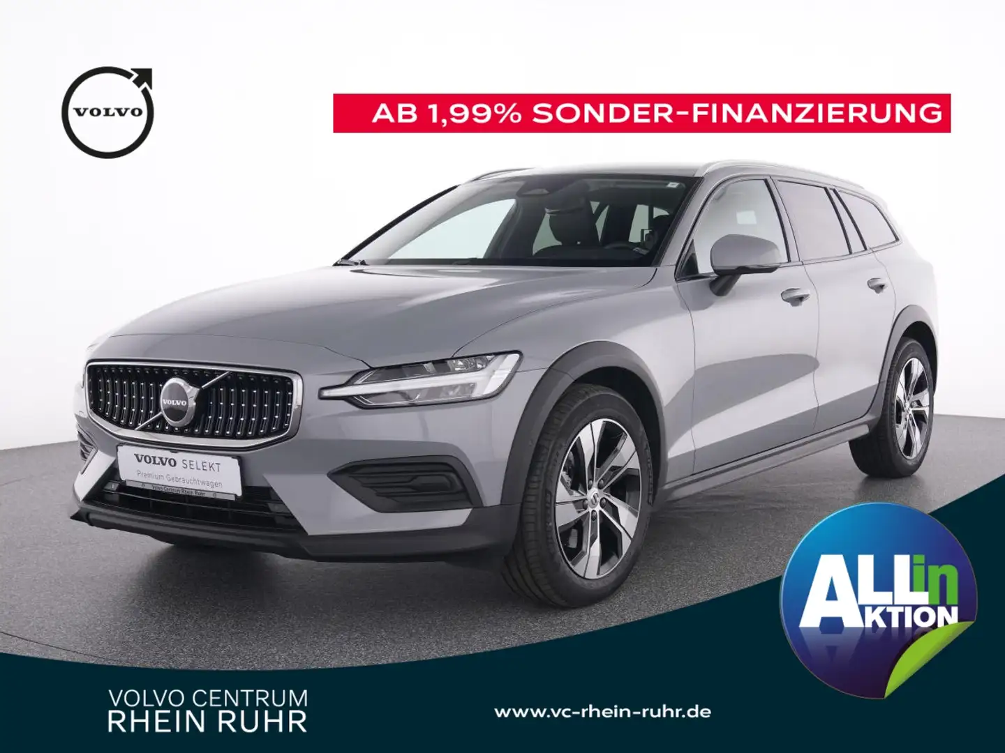 Volvo V60 Cross Country B4 Plus +AHK+WINTER PAKET+ Gri - 1