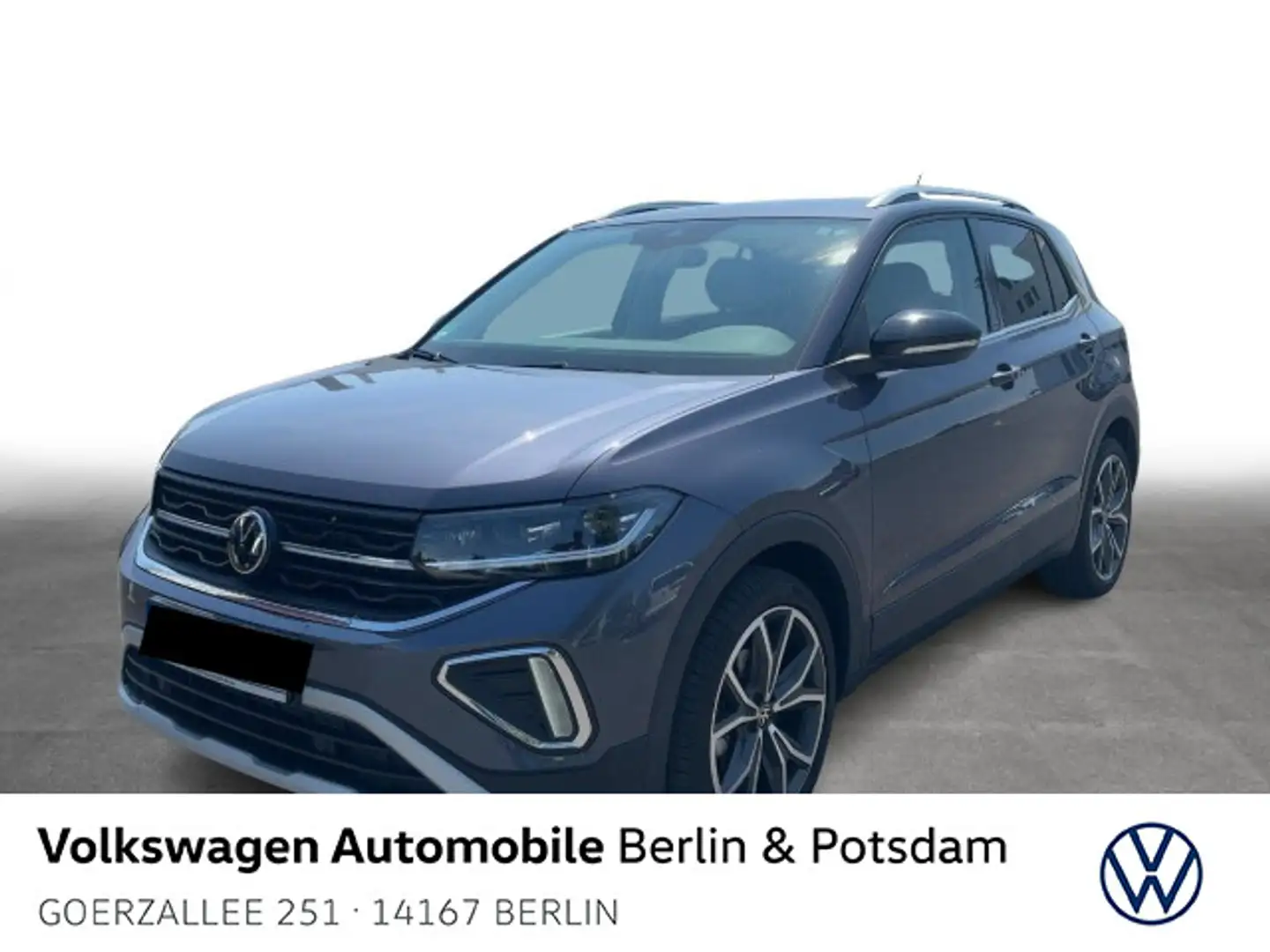 Volkswagen T-Cross 1.0 TSI DSG Style Navi Kamera Telefon SH Grau - 1