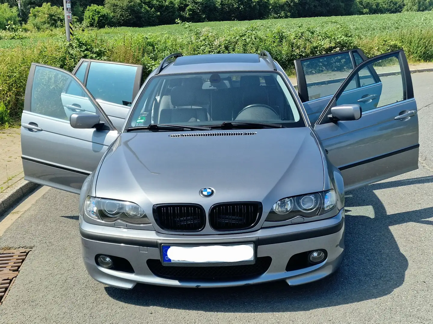 BMW 325 325i touring Edition SMG LPG TOP Gris - 2