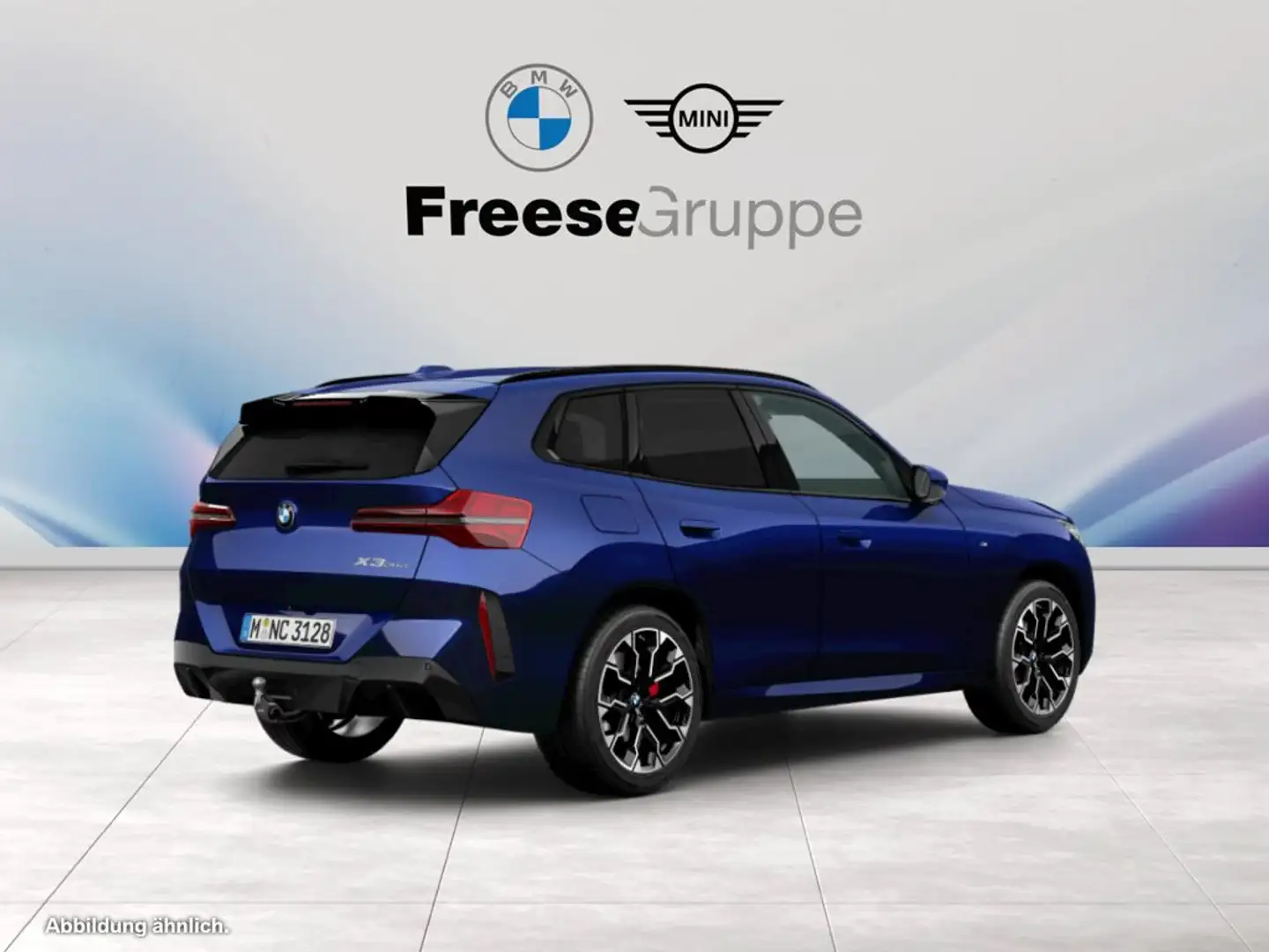 BMW X3 20d xDrive Bleu - 2