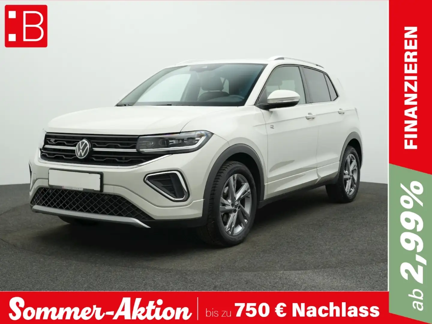 Volkswagen T-Cross 1.0 TSI DSG R-Line AHK IQ-DRIVE KAMERA Grau - 1