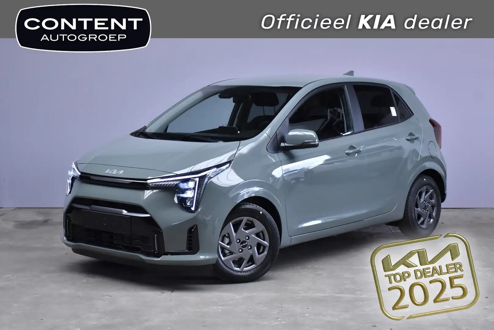 Kia Picanto 1.0 DPi 63pk 4-zits DynamicPlusLine NIEUW TE BESTE Groen - 1